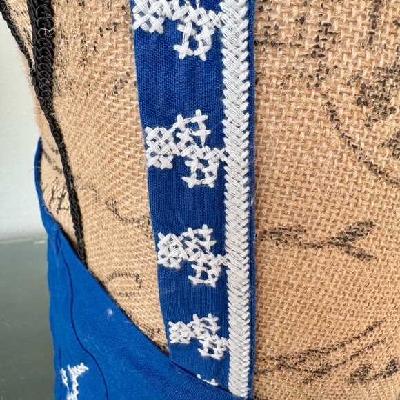 FARM Rio Blue Embroidered Maxi Dress - Picture 5 of 10